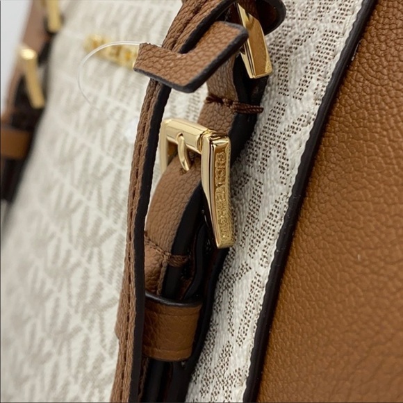 MICHAEL KORS CHARLOTTE LARGE TOP ZIP TOTE - Picture 10 of 15